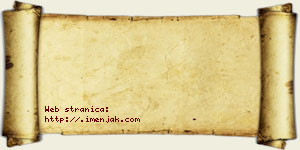 Nikola Stojadinović vizit kartica